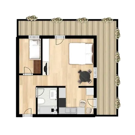 Am Huegel Lägenhetshotell 3*